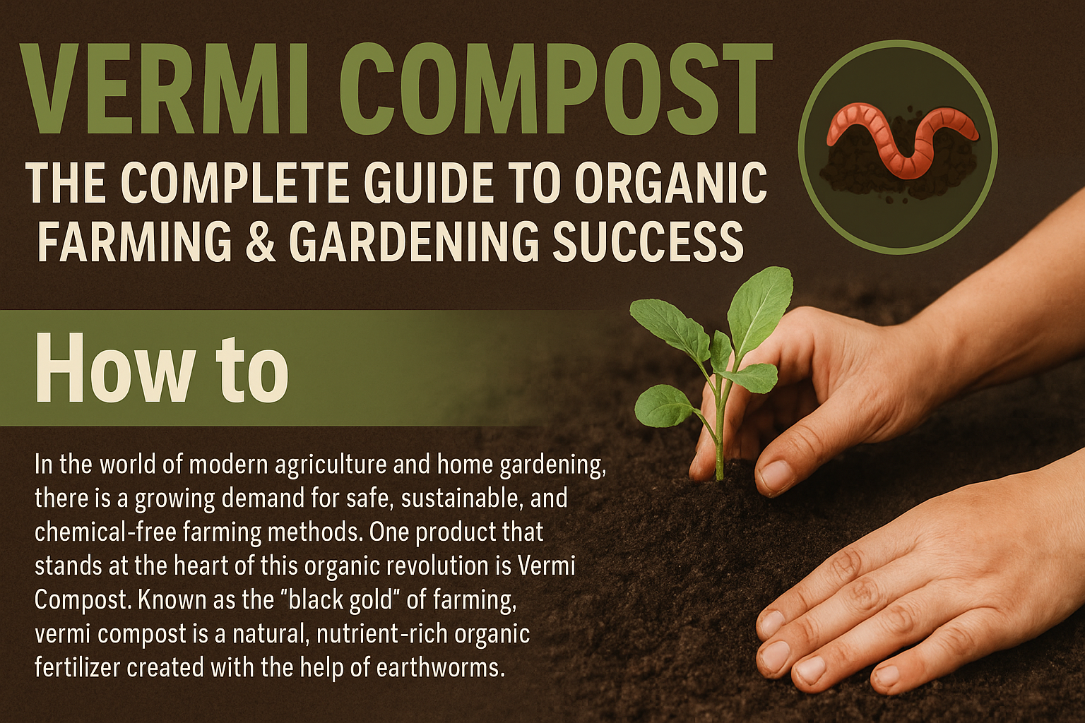 Vermi Compost: The Complete Guide to Organic Farming & Gardening Success